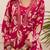Kabool peony pink printed cotton kurta sets
