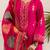 Kabool blossoms pink embroidered cotton kurta sets