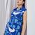 Kabool yaleblue blue printed cotton kurta sets