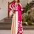 Kabool hibiscus pink printed cotton kurta sets