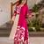 Kabool hibiscus pink printed cotton kurta sets