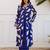 Kabool sapphire blue printed cotton kurta sets