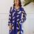 Kabool sapphire blue printed cotton kurta sets