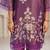 Anumeha plum purple embroidered chiffon kurta sets