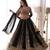 Black Color Thread With Sequence Work Faux Georgette Lehenga Choli