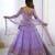 Lavender Color Thread With Sequence Work Net Lehenga Choli