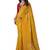 Red dolla silk foil print zari border work saree with unstitched blouse piece