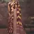 Maroon dolla silk blend self jaquard border saree with unstitched blouse