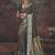 Grey dolla tushar silk self jaquard border  saree with unstitched blouse piece