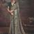 Green multi color dolla tushar silk self jaquard border  saree with unstitched blouse piece
