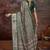 Green multi color dolla tushar silk self jaquard border  saree with unstitched blouse piece