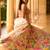 Multicolor thread and sequins embroidered georgette lehenga dress