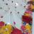 Multicolor thread and sequins embroidered georgette lehenga dress