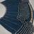 Blue georgette lehenga choli with silver sequin embroidered