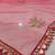 Red georgette lehenga choli with silver sequin embroidered