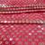 Red georgette lehenga choli with silver sequin embroidered