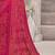 pink chiffon bandhani geometric printed saree with blouse 