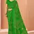 light green chiffon bandhani geometric printed saree with blouse 