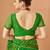 light green chiffon bandhani geometric printed saree with blouse 