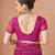 purple chiffon bandhani geometric printed saree with blouse 