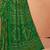 dark green chiffon bandhani geometric printed saree with blouse 