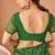 dark green chiffon bandhani geometric printed saree with blouse 