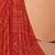 red chiffon bandhani geometric printed saree with blouse 