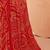 red chiffon bandhani geometric printed saree with blouse 