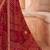 maroon chiffon bandhani geometric printed saree with blouse 