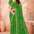 light green chiffon bandhani geometric printed saree with blouse 