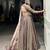 lavender Fendi Silk Sequins Thread Embroidered Belt Lehenga Choli