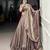 lavender Fendi Silk Sequins Thread Embroidered Belt Lehenga Choli