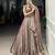 lavender Fendi Silk Sequins Thread Embroidered Belt Lehenga Choli
