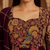 Purple embroidered suit with dupatta