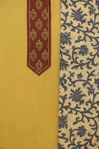 Cotton patchwrok kurta with dupatta