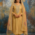 Soft organza ochre suit set