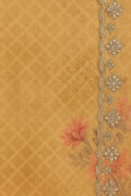 Soft organza ochre suit set 3