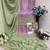 Purple embroidered chinon semi-stitched palazzo style salwar suit