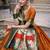 orange Paithani Jacquard Silk Lehenga Choli with Weaving Zari Tassel Dupatta