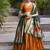orange Paithani Jacquard Silk Lehenga Choli with Weaving Zari Tassel Dupatta