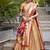 chikoo Paithani Jacquard Silk Lehenga Choli with Weaving Zari Tassel Dupatta