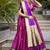 pink Paithani Jacquard Silk Lehenga Choli with Weaving Zari & Tassel Dupatta