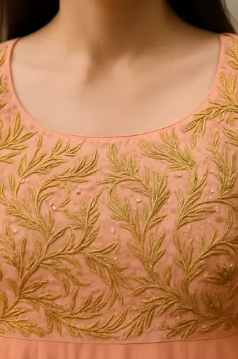 Cotton muslin long kurta