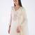 Grey embroidered organza sharara