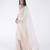 Grey embroidered organza sharara