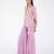 Mauve embroidered georgette co ord set