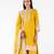Yellow embroidered chanderi sharara