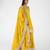 Yellow embroidered chanderi sharara