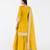 Yellow embroidered chanderi sharara