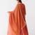 Rust embroidered chanderi anarkali